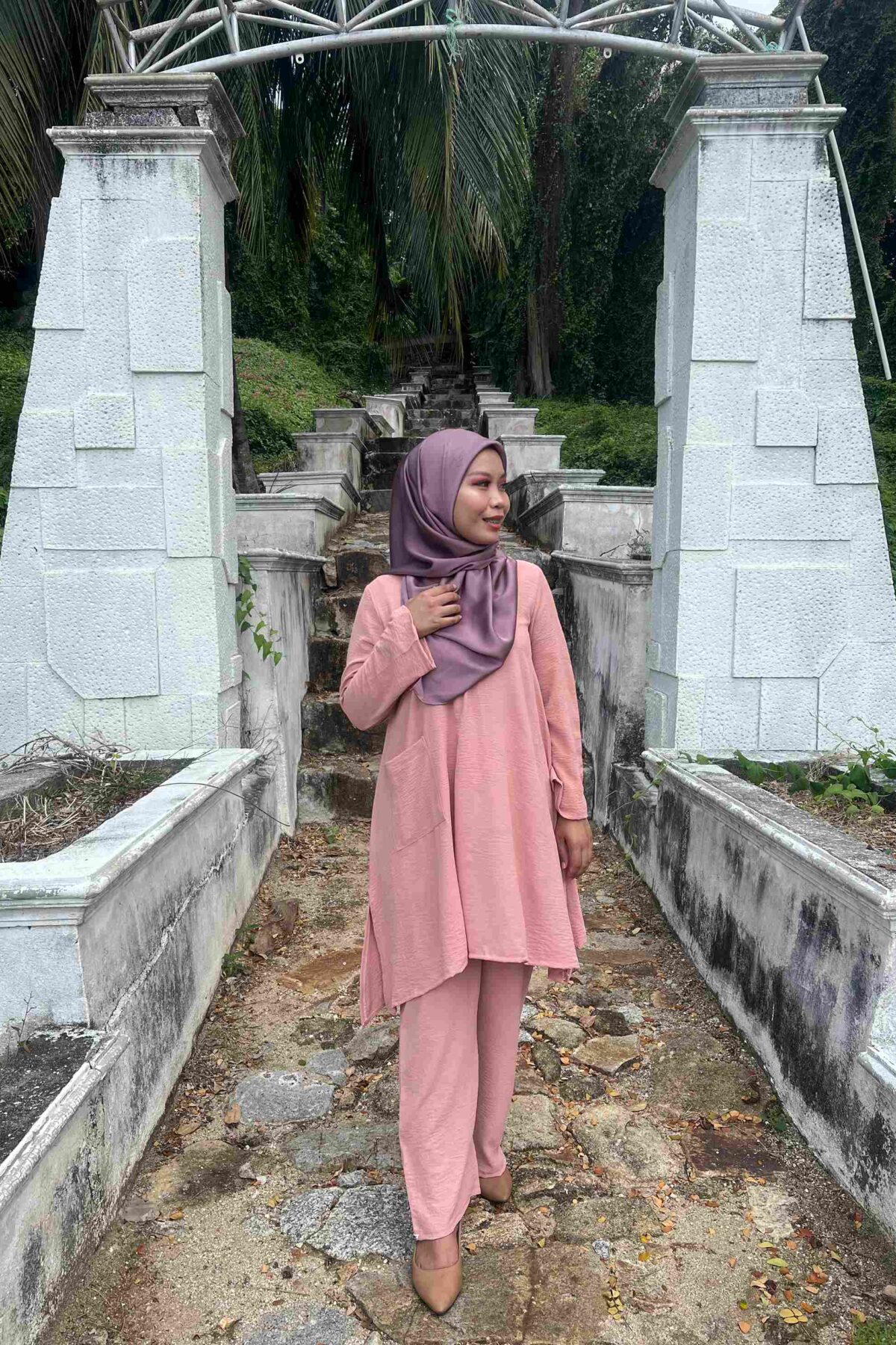 WAFA SUIT ROSE PINK