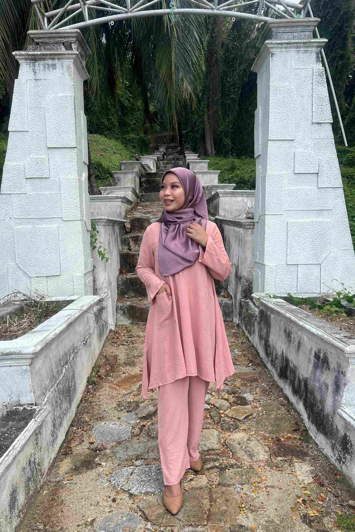 WAFA SUIT ROSE PINK