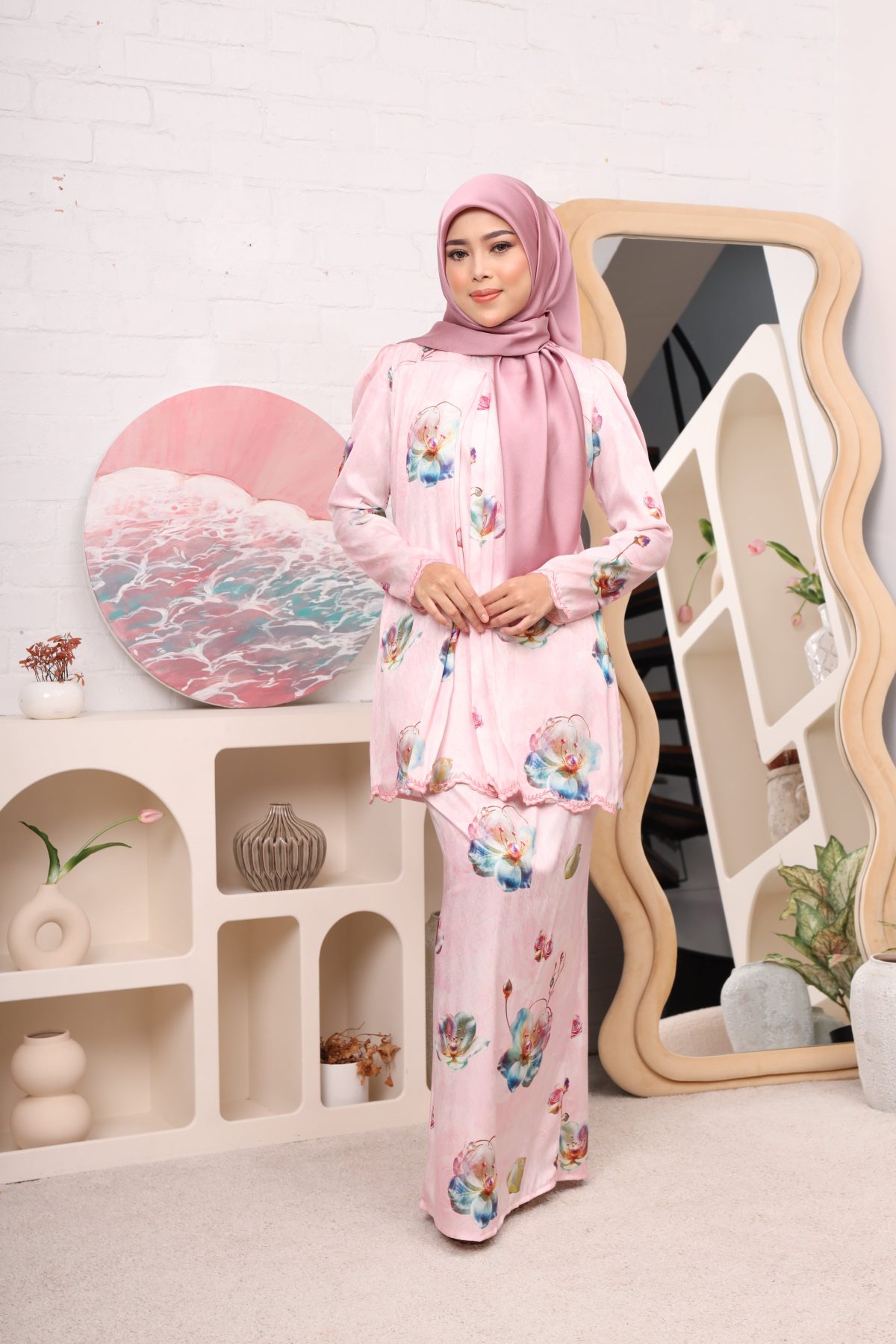 FATHINA PEPLUM PASTEL PINK